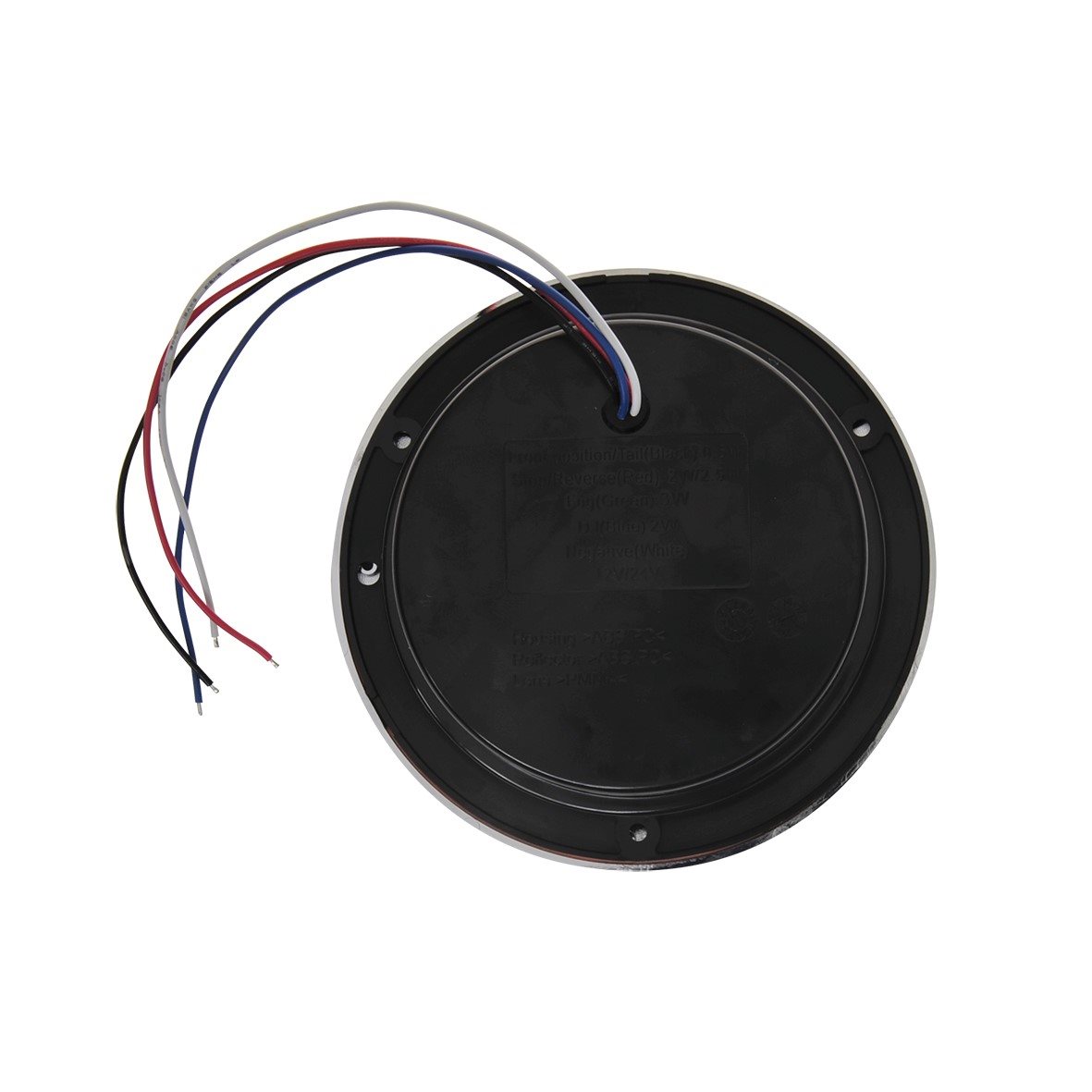 ACHTERLICHT 3 FUNCTIES 122MM 24LED CHROOM 3