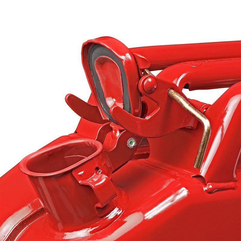 JERRYCAN METAAL ROOD UN- & TÜV/GS-GEKEURD 10 LITER 3