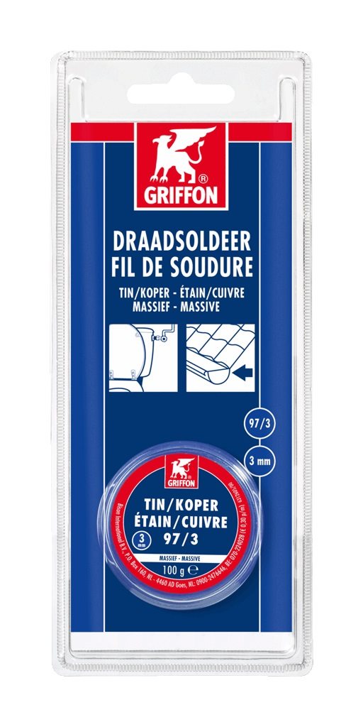 GRIFFON DRAADSOLDEER TIN/KOPER 97/3 MS 3MM FPB 100G