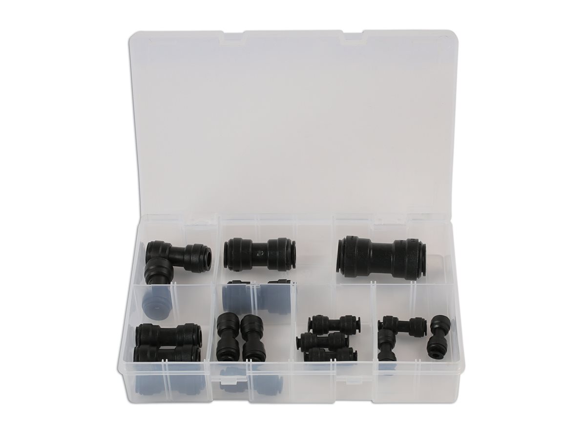 ASSORTIMENT PUSH FITTINGEN 4 5 6 8 10 12 15 (17DLG)