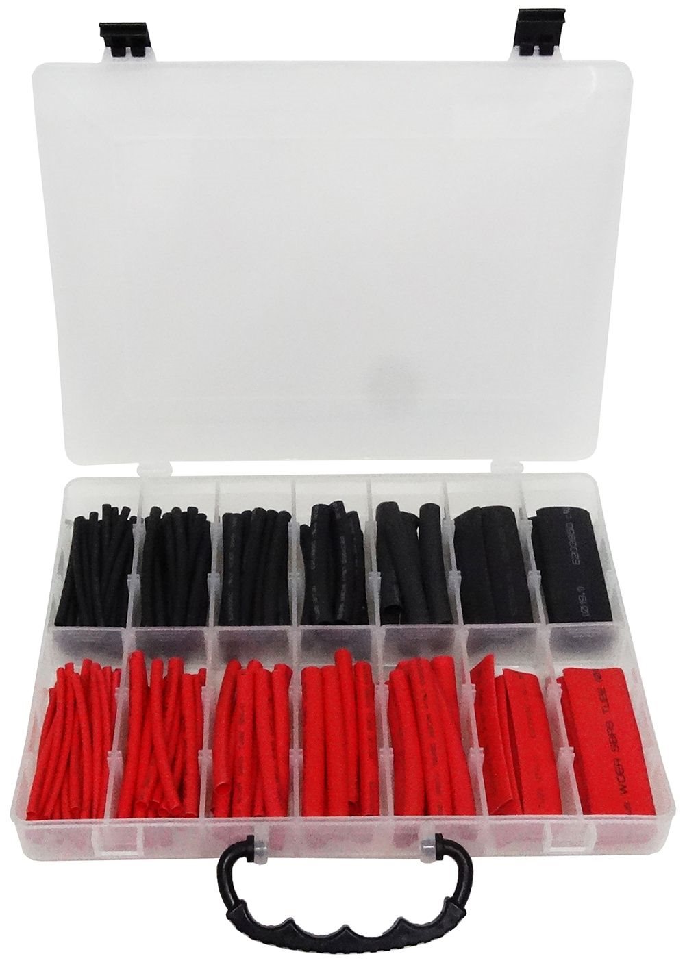 ASSORTIMENT PRO KRIMPKOUS 3:1 ZWART EN ROOD 144-DELIG