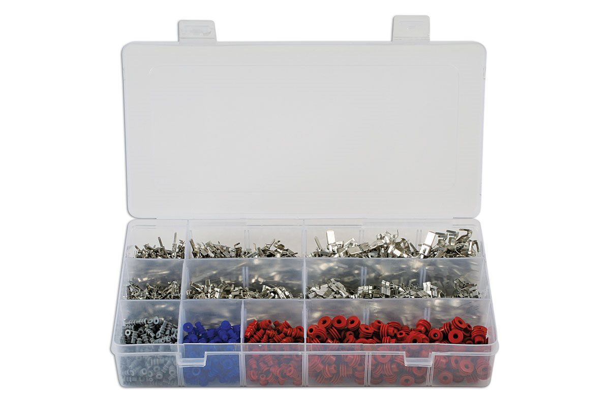 ASSORTIMENT ONGEISOLEERD KABELSCHOENEN EN SEALS VAG #1,5 #3,5 #6,3MM 1200-DELIG