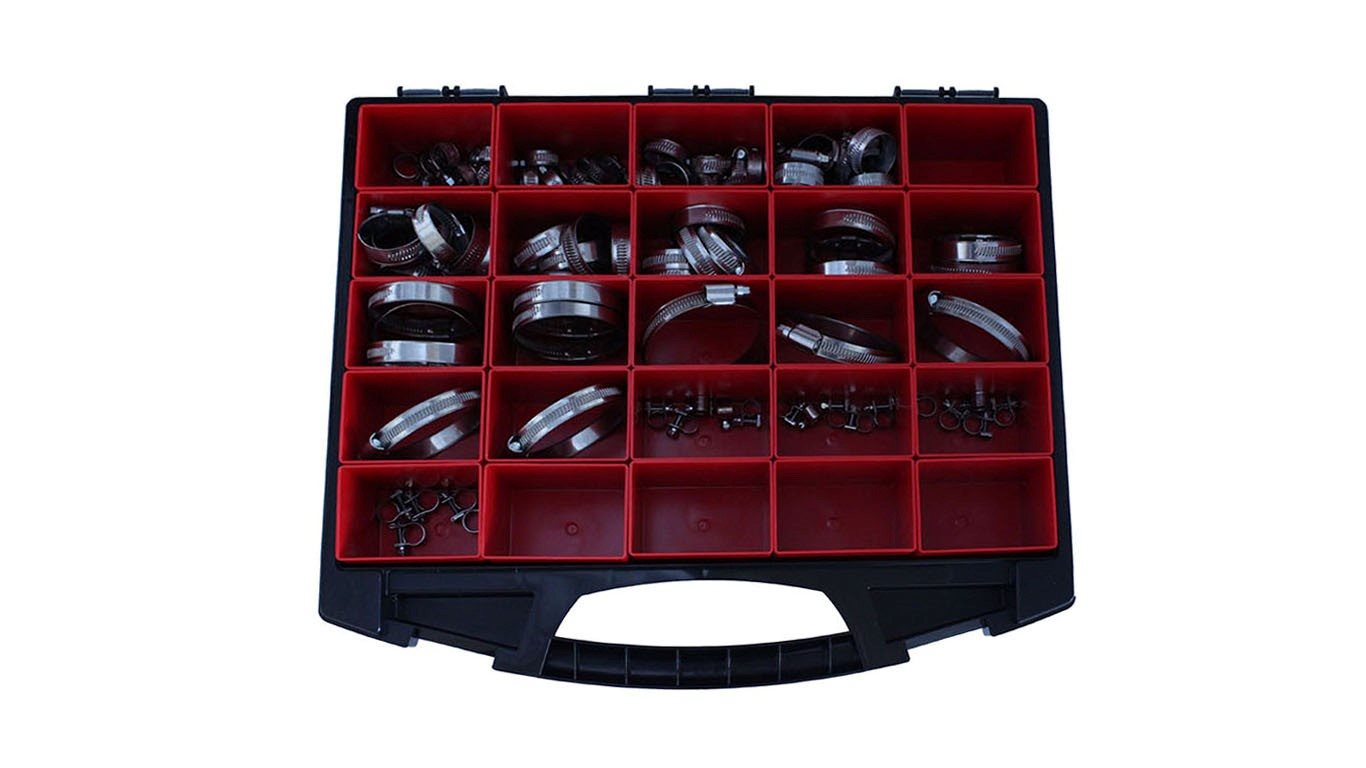 ASSORTIMENT SLANGKLEM+ MINI 8-70MM 95-DELIG