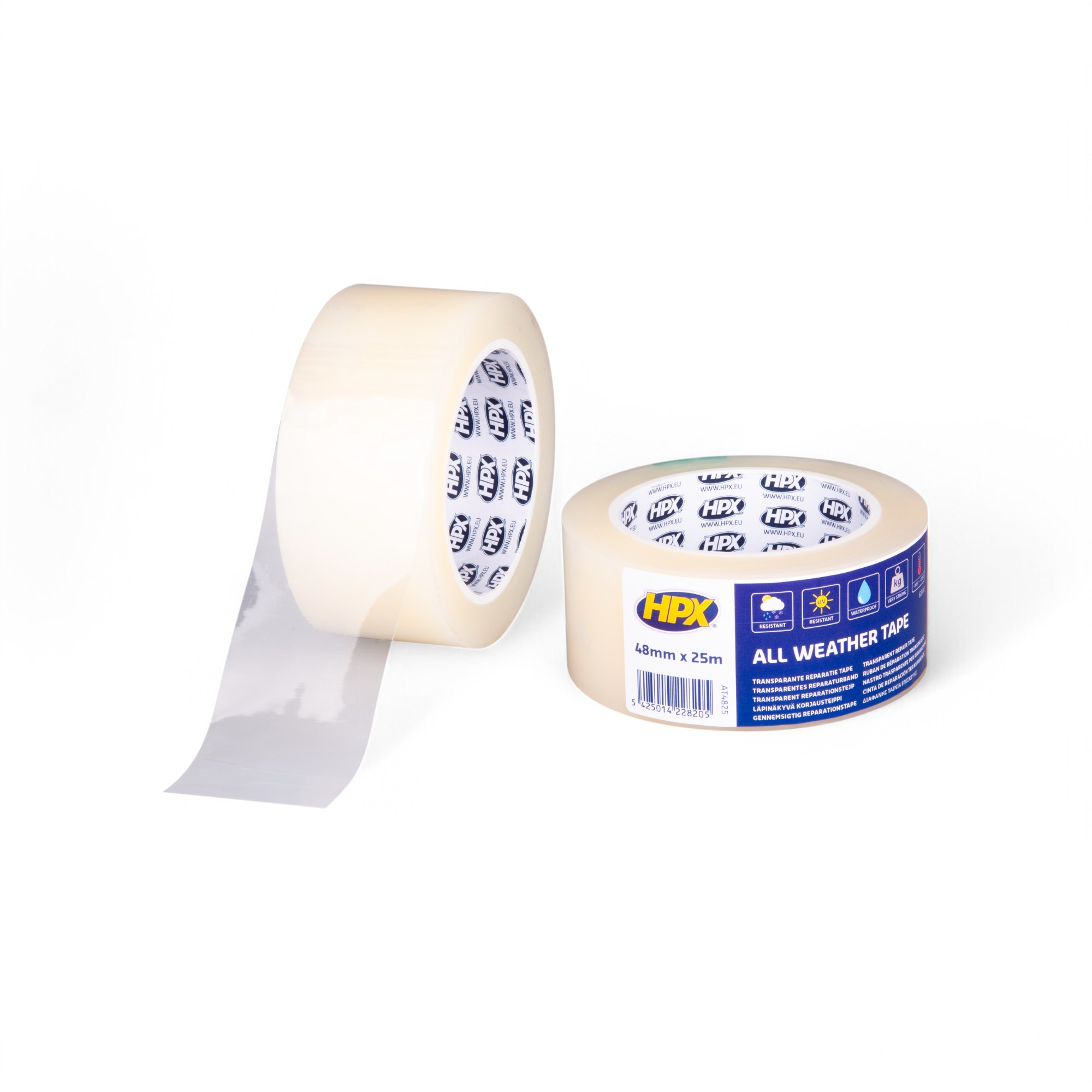 HPX ALL WEATHER TAPE - TRANSPARANT 48MMX25M