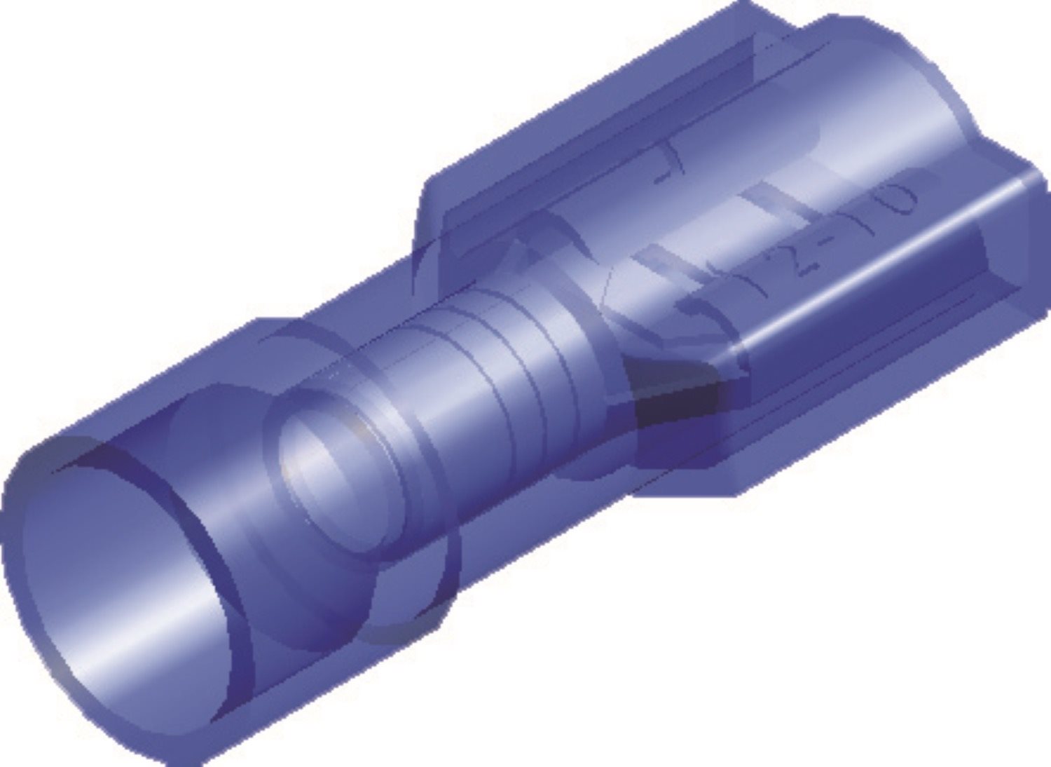 NYLON KABELSCHOEN 1211N MAN BLAUW 6,3X0,8