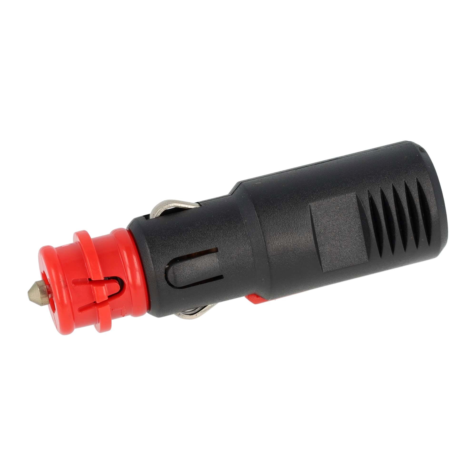 CONNECTOR MAN SIGARETTEN AANSTEKER 1 PINS GEZEKERD