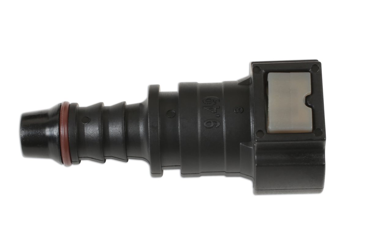 BRANDSTOFLEIDING CONNECTOR RECHT 9.49MM X 8MM
