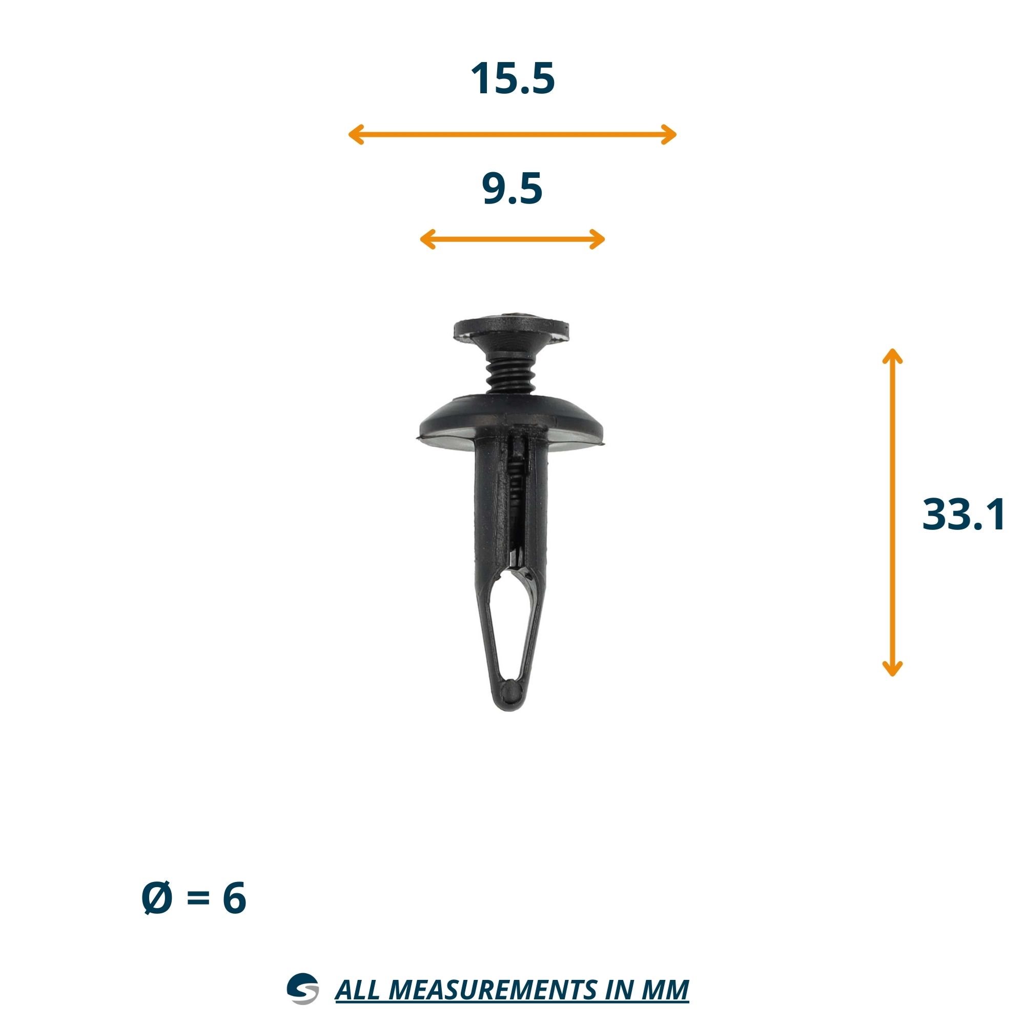 CLIP FORD OE: 1354124, W703915SS3YYW 2