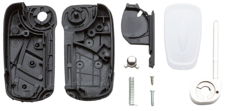 AUTOSLEUTEL FORD -LEGE BEHUIZING- INCLUSIEF 3 BUTTONS