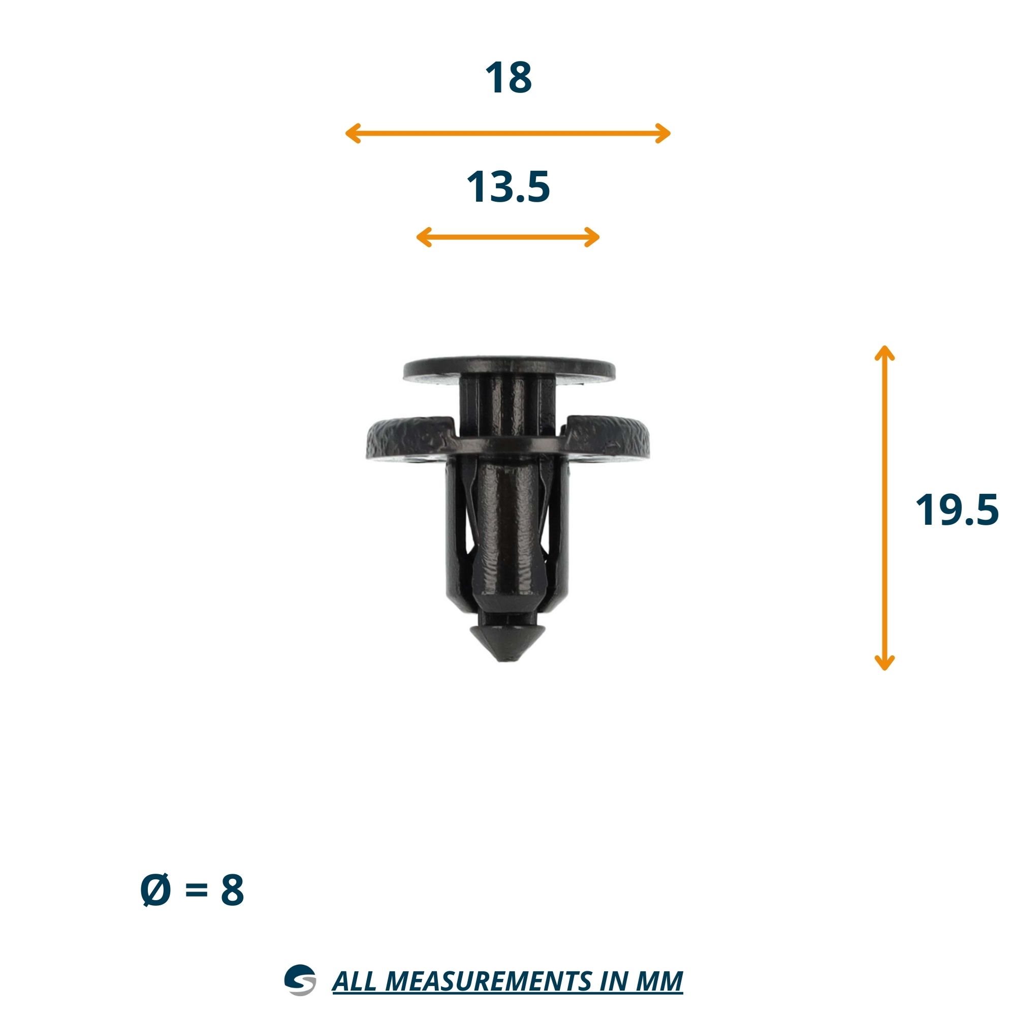 CLIP NISSAN OE: 6822N3, 9046708185, 0155309611, 0155310501 2