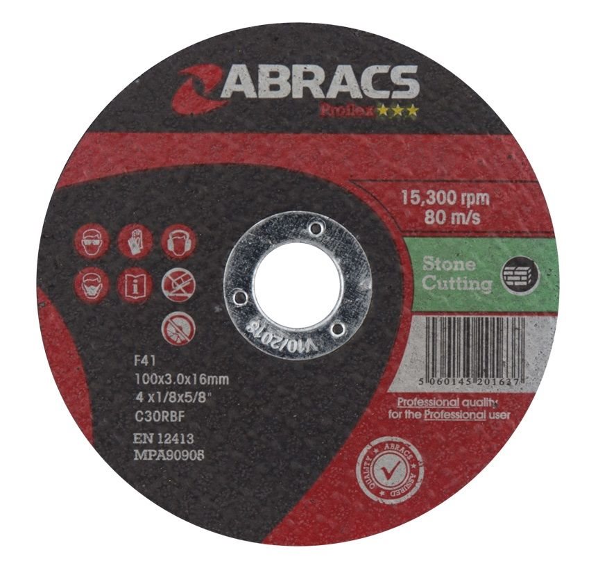 ABRACS PROFLEX 300 MM X 3,5 MM X 20 MM VLAKKE STEEN