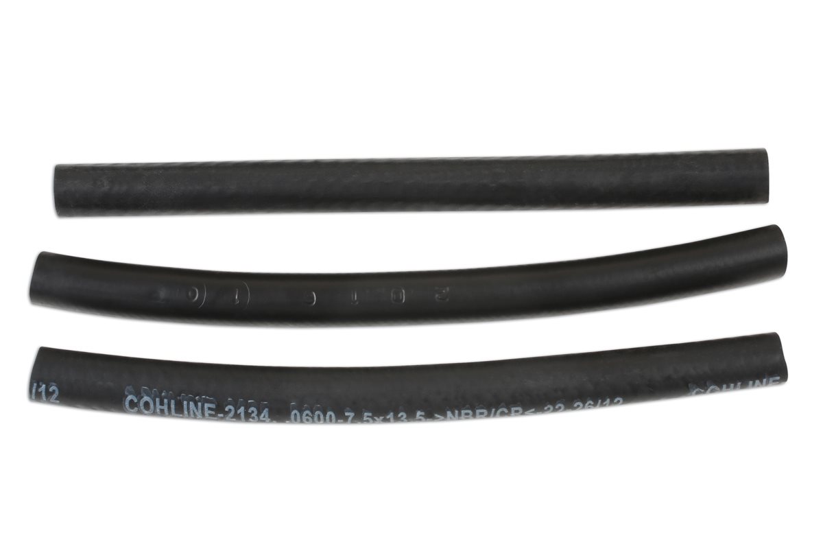 RUBBER BRANDSTOFSLANG 7.5MM INWENDIG X 200MM