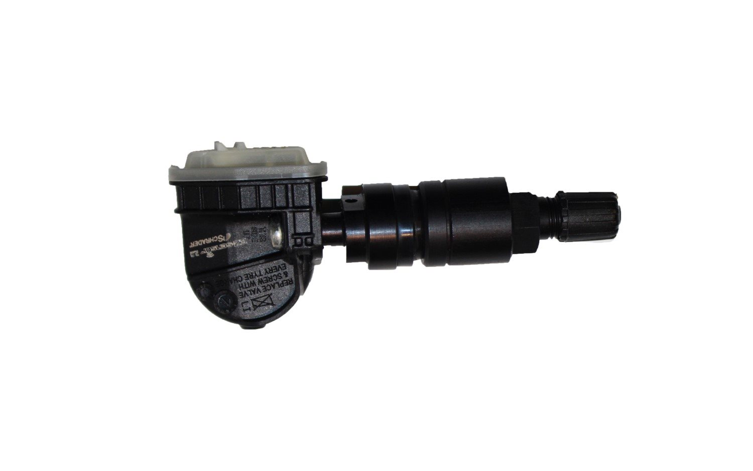 SCHRADER PROGRAMMABLE 2210B CLAMP-IN EZ-2.0 FIXED ANGLE 10° 433 MHZ BLACK