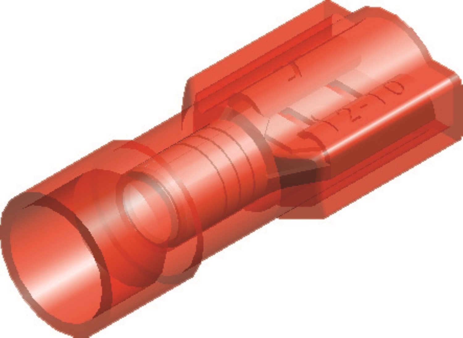 NYLON KABELSCHOEN 1111N MAN ROOD 6,3X0,8