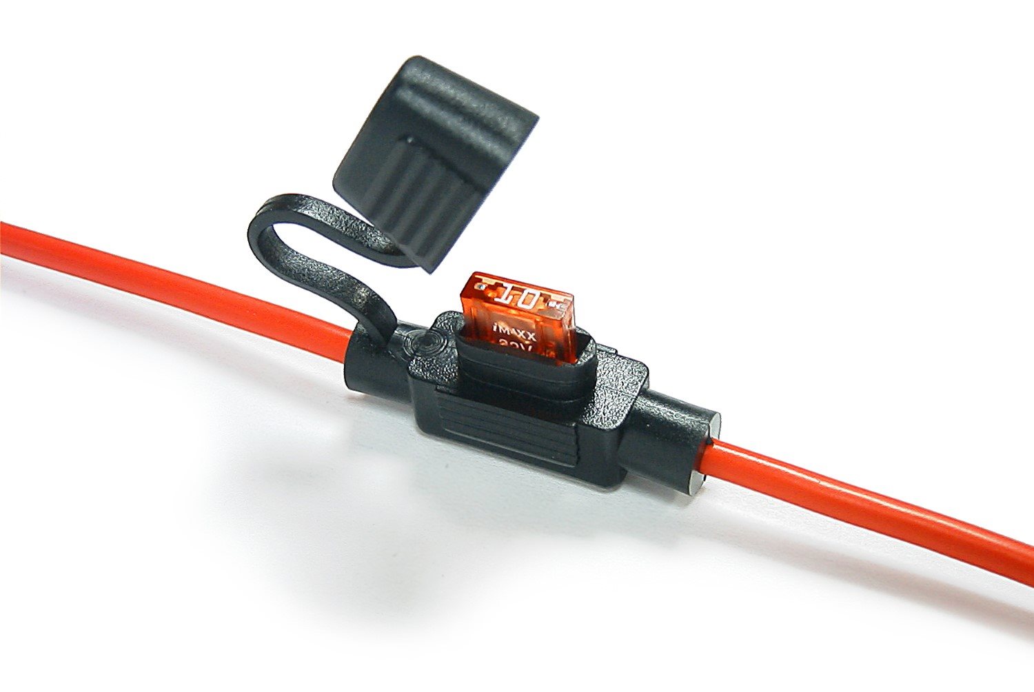 ZEKERINGHOUDER STEEKZEKERING MINI RODE DRAAD 2.5MM