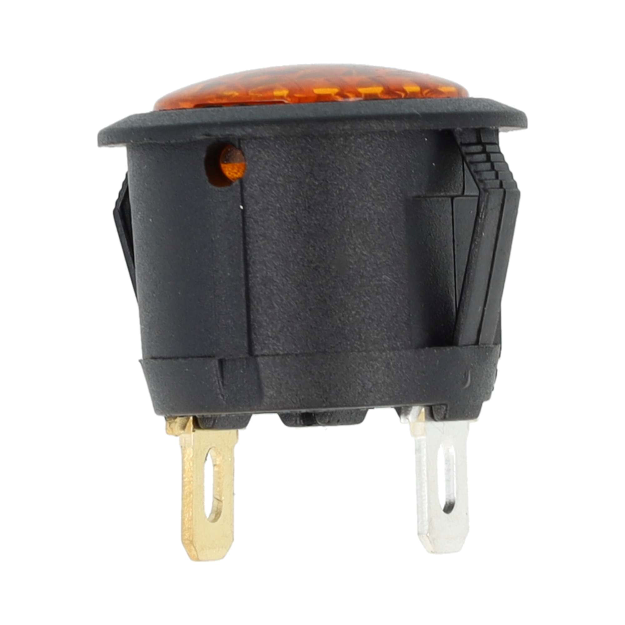 CONTROLE LICHT 20MM ROND LED AMBER 12V 2