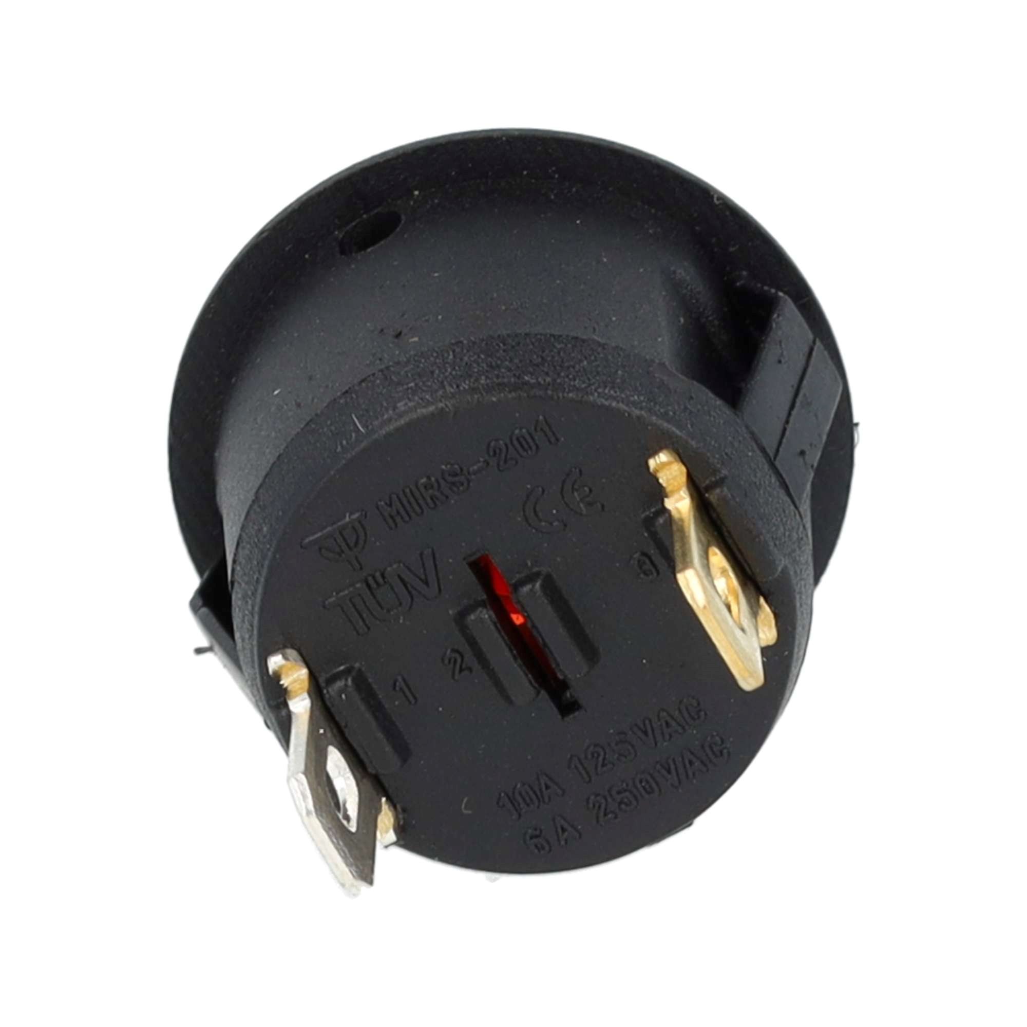 CONTROLE LICHT 20MM ROND LED ROOD 12V 3