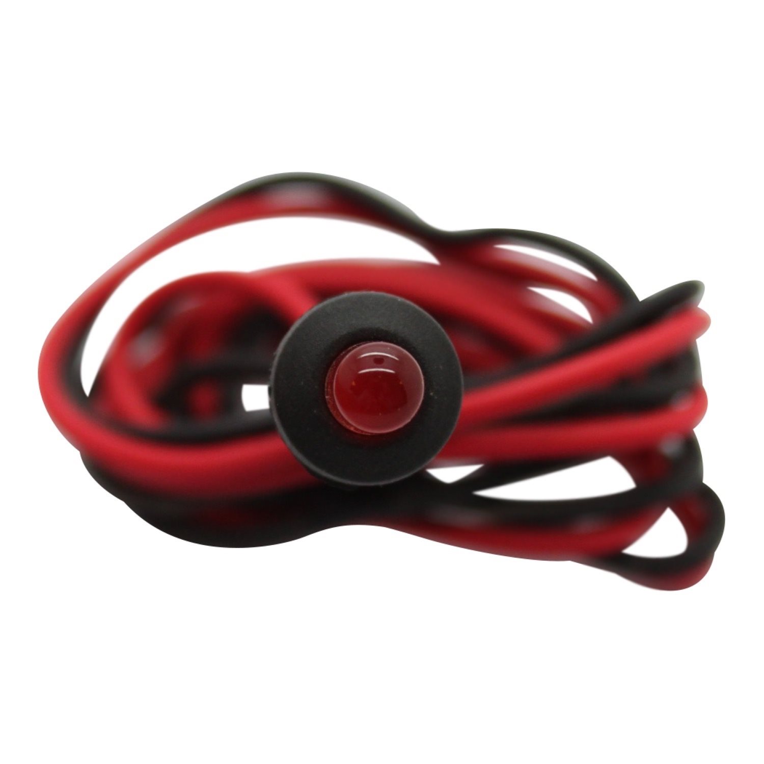 CONTROLE LICHT ROOD KNIPPERENDE LED-INDICATOR MET DRAAD 12V