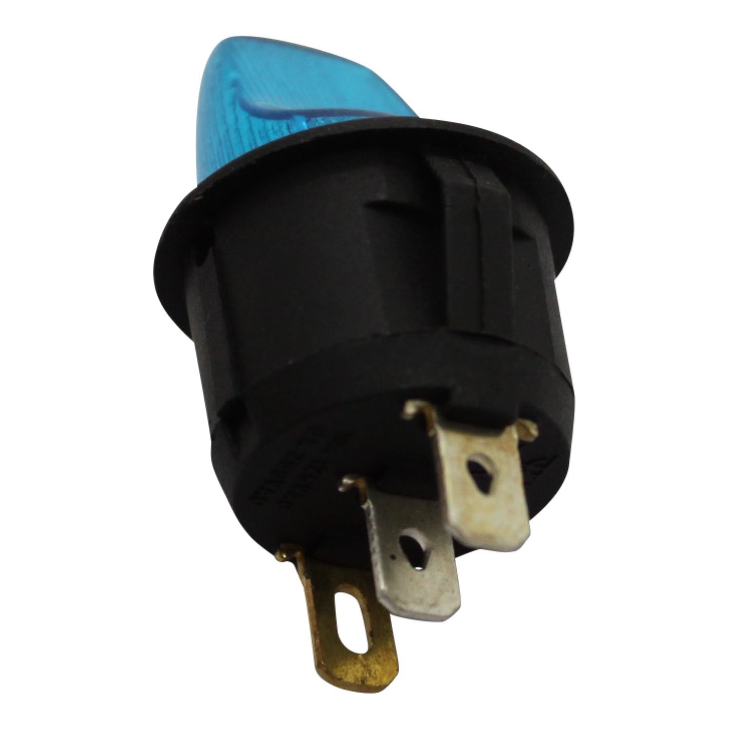 MINI TUIMELSCHAKELAAR ROND ON/OFF 12V 16A, LED 12V BLAUW 3