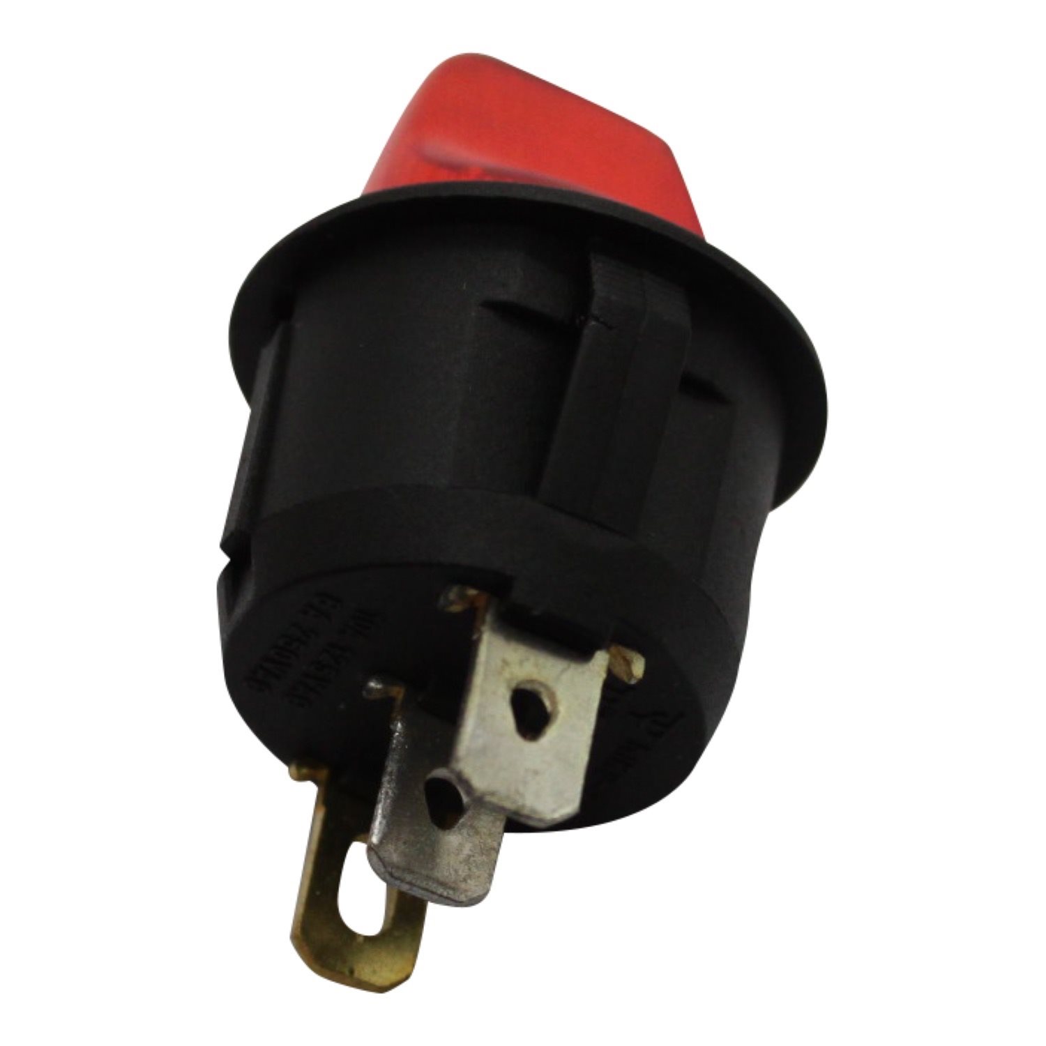 MINI TUIMELSCHAKELAAR ROND ON/OFF 12V 16A, LED 12V ROOD 3