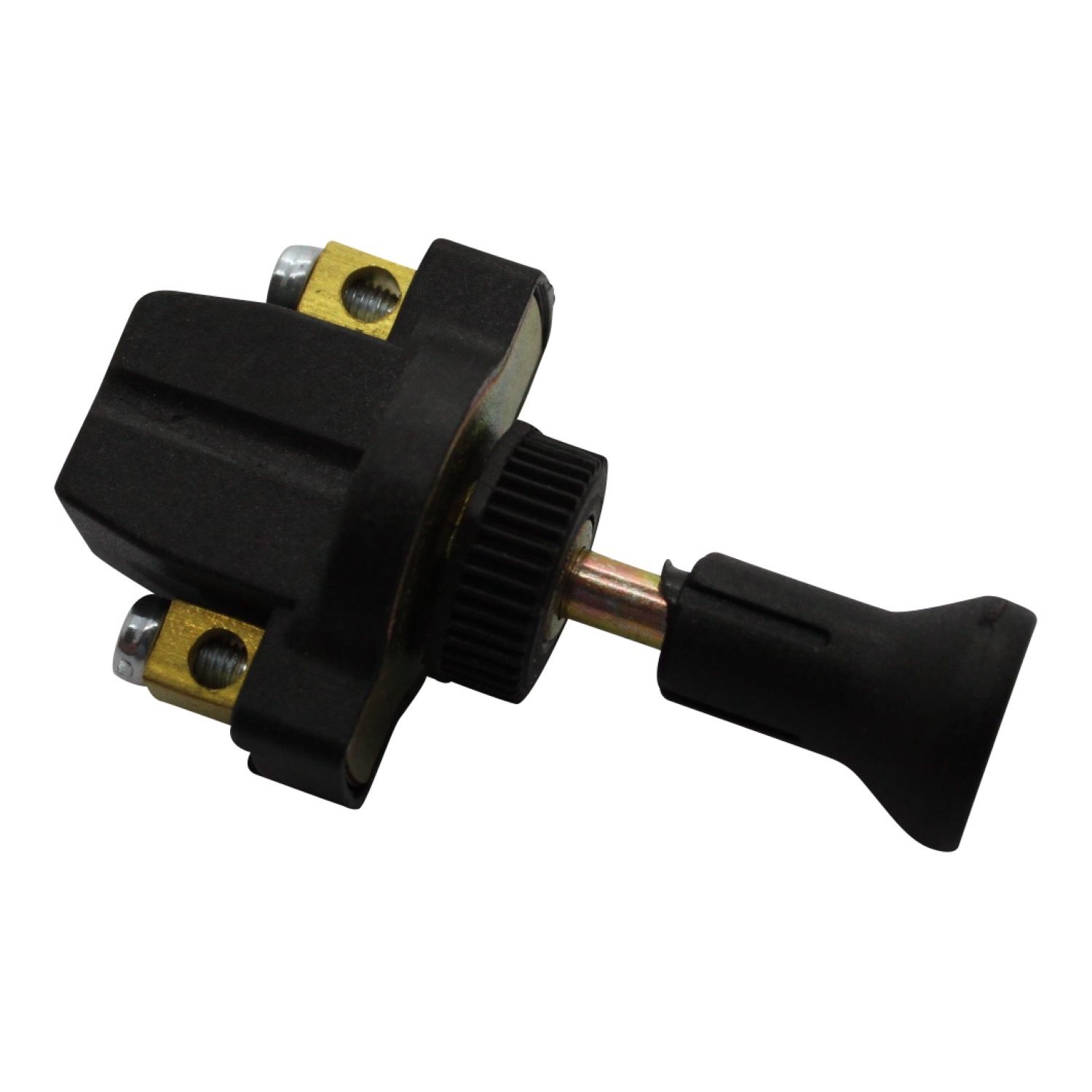 DRUK EN TREK SCHAKELAAR KORT, SCHROEF CONTACTEN 12V 16A, 24V 8A