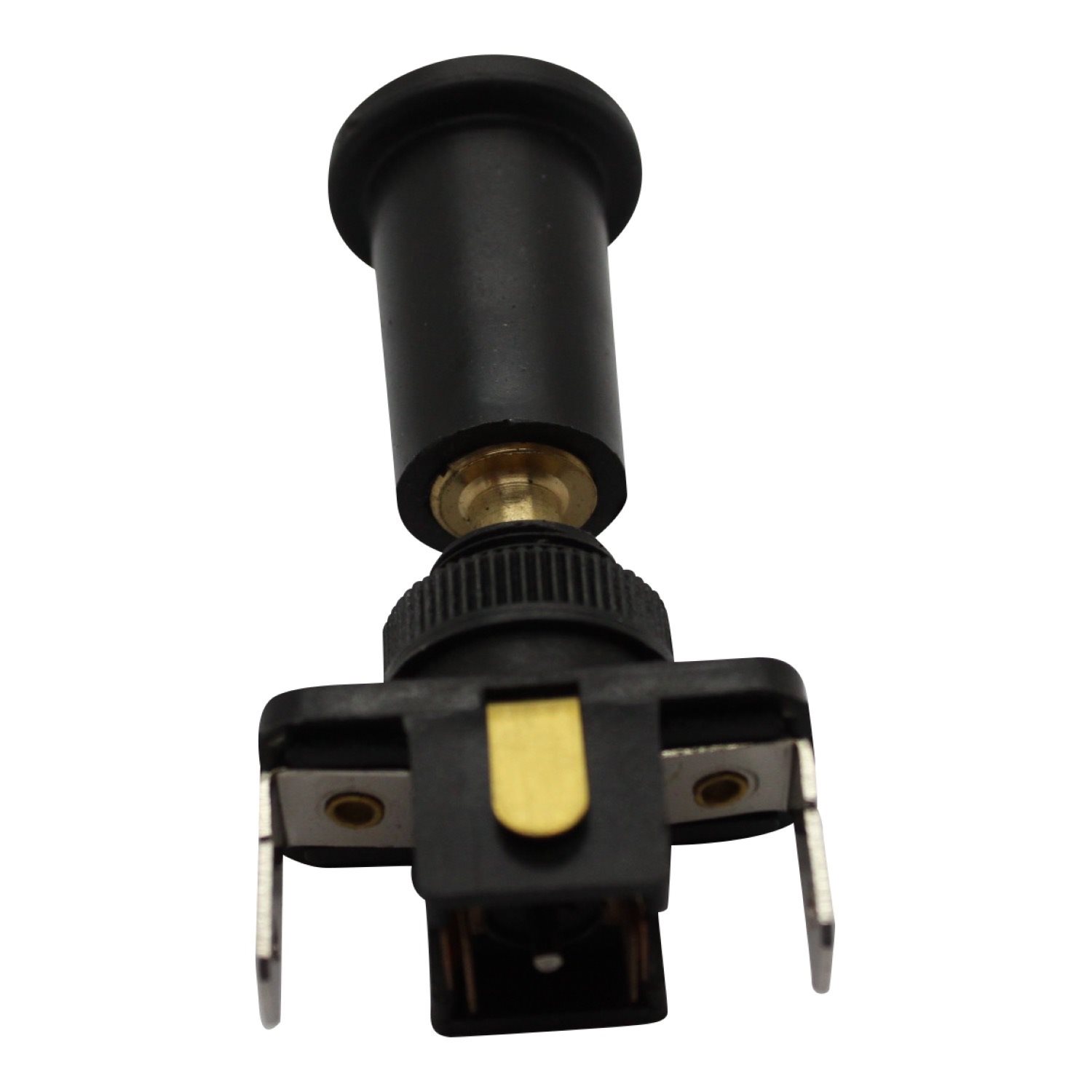 DRUK EN TREK SCHAKELAAR KORT, ROOD 12V 10A, 12V LAMP 3