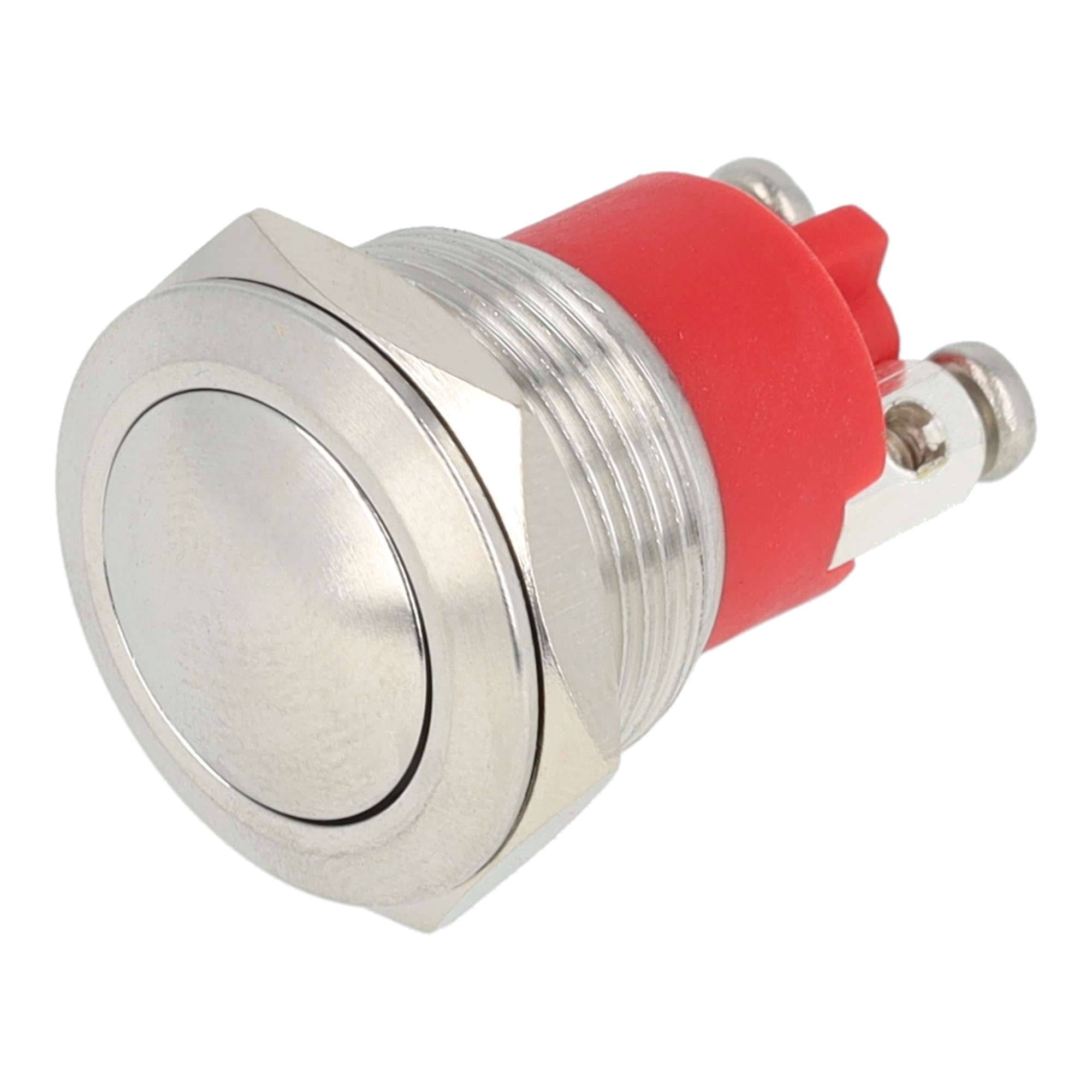 DRUKKNOP SCHAKELAAR RVS MET WATERDICHTE AFDICHTING 12V 20A