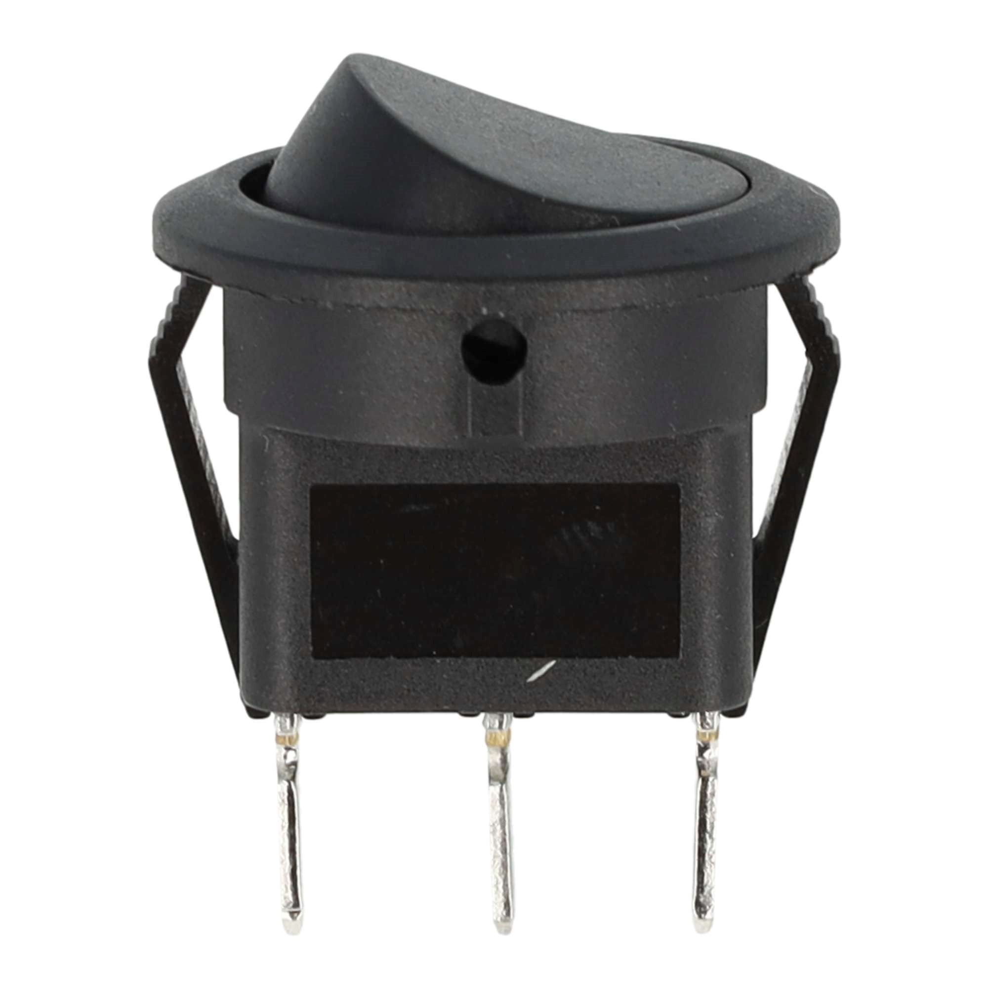 MINI WIPSCHAKELAAR ROND ON/ON 3-POLE 12V 10A 2
