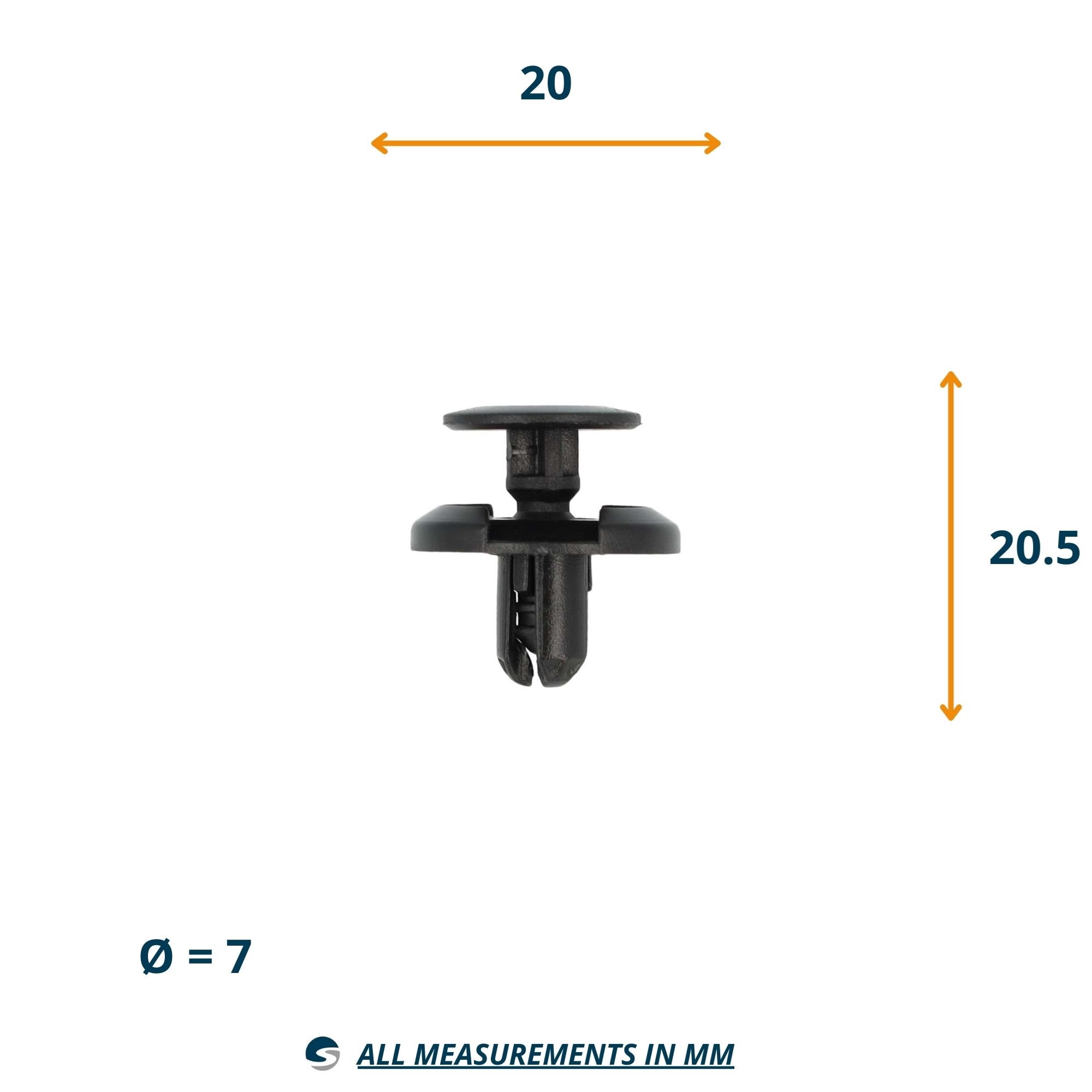 CLIP TOYOTA OE: 71741883, 9046707164 2