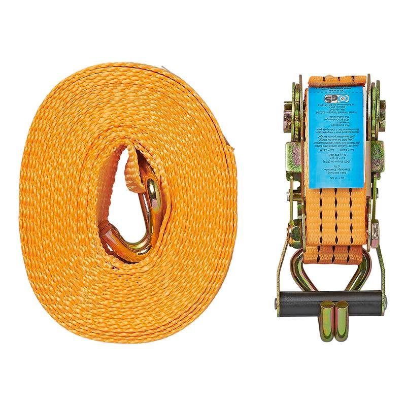SPANBAND MET RATEL + 2 HAKEN 8 METER 3000KG 5