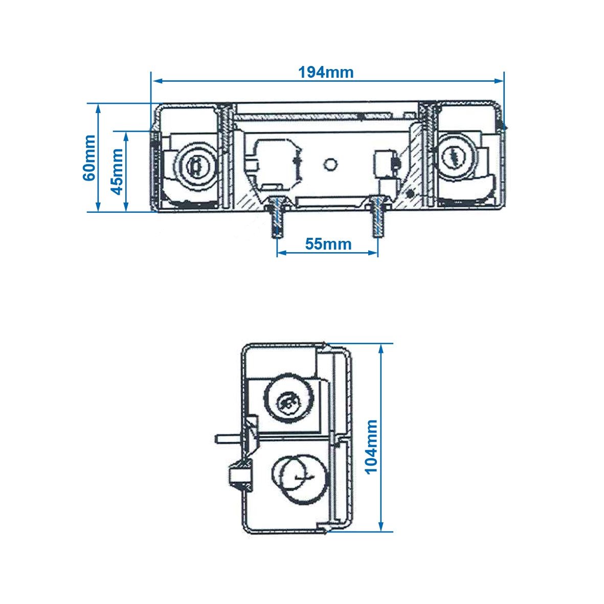 ACHTERLICHT 5 FUNCTIES 194X104MM LINKS 3