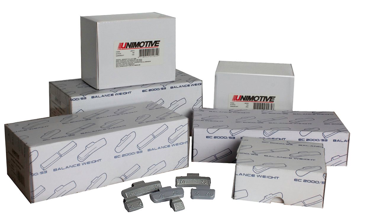 ACTIE SET SLAGGEWICHTEN ALUMINIUM VELGEN 5-30 GRAM