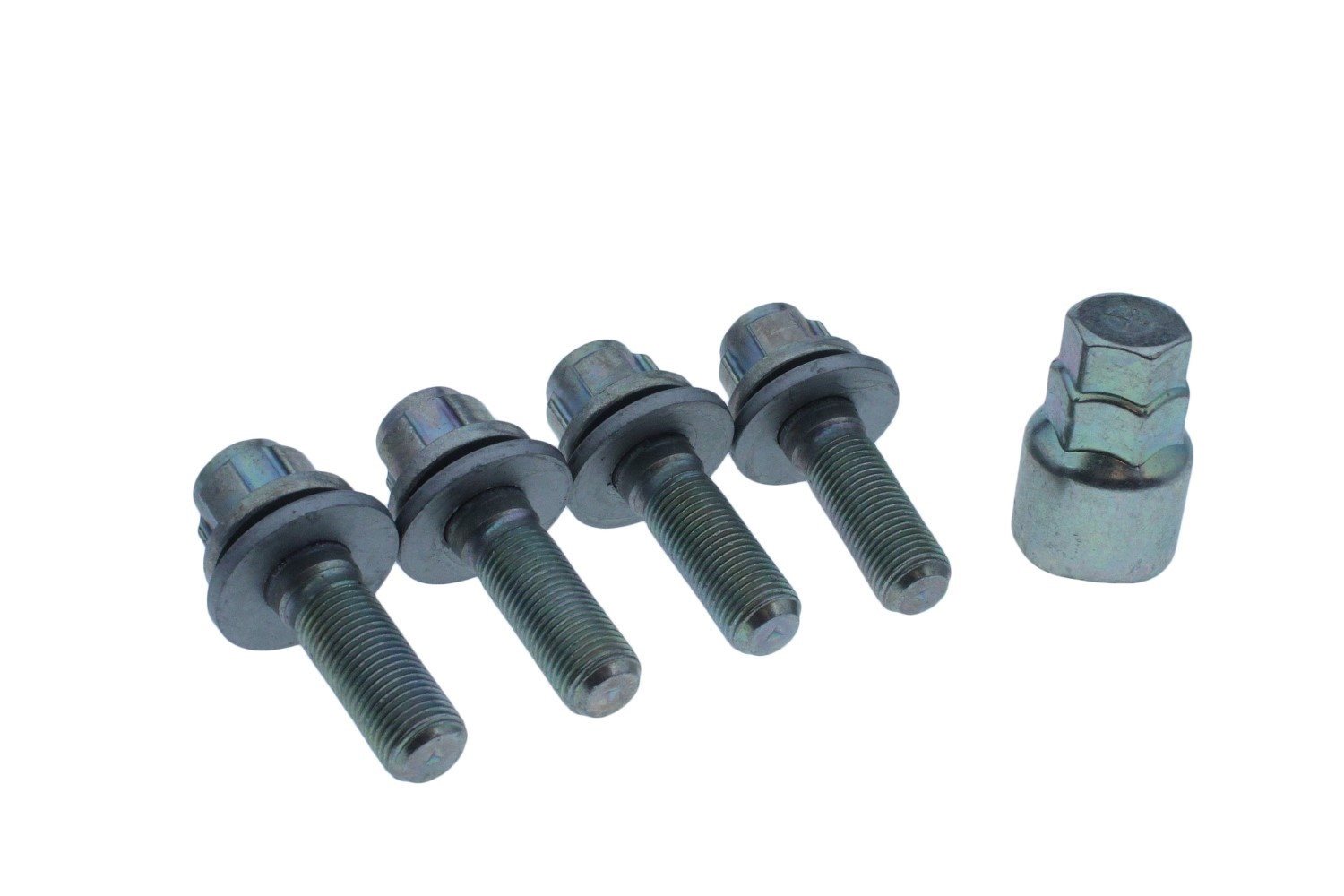 SLOTBOUT SET 4 STUKS M12X1,25-34 + DOP17 PEUGEOT PLAT 2
