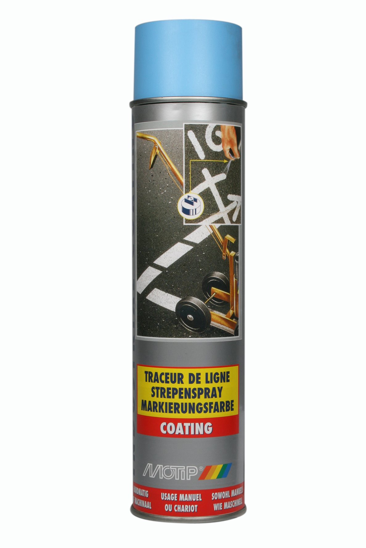 MOTIP MARKERINGSPRAYS BLAUW 600ML