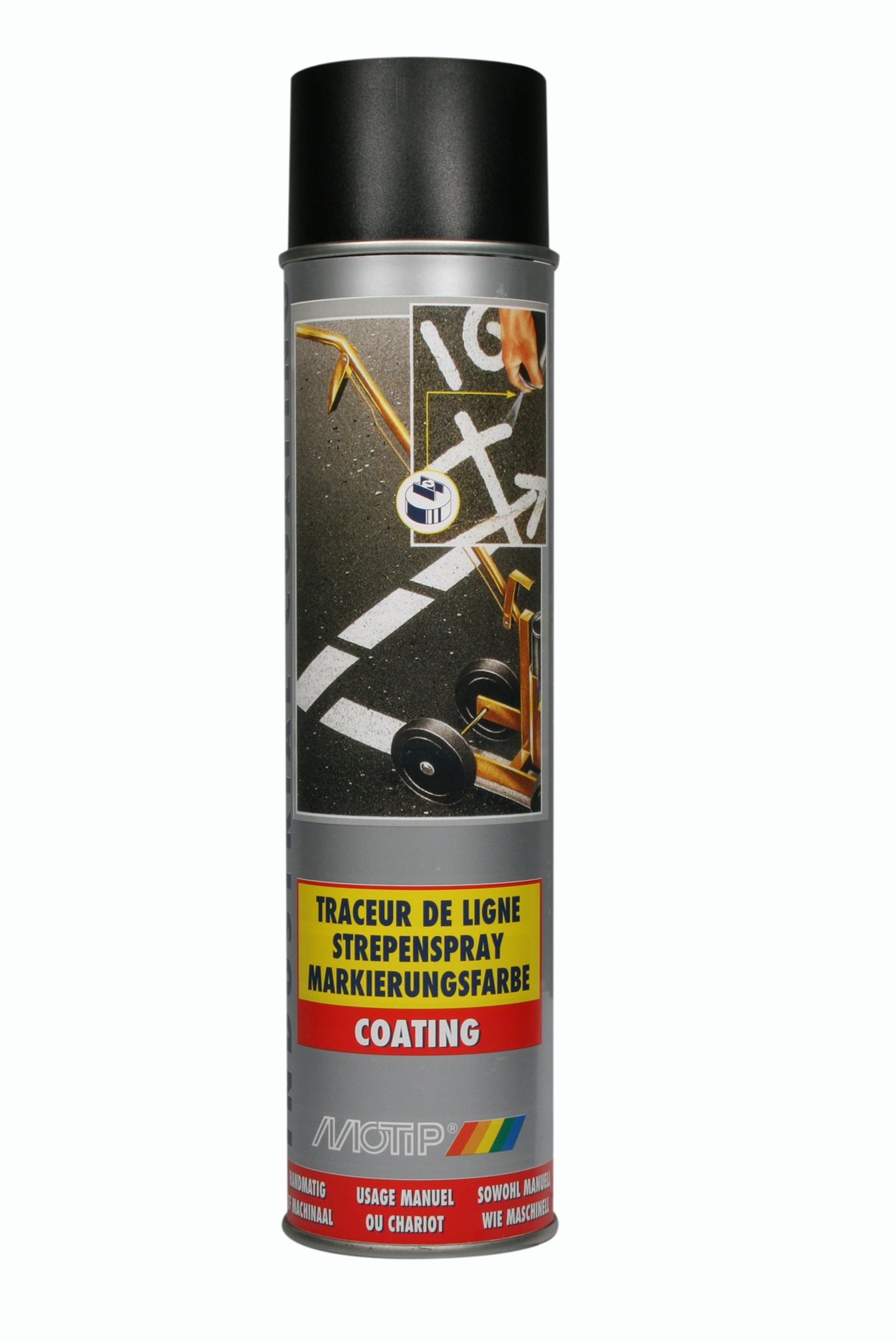 MOTIP MARKERINGSPRAYS ZWART 600ML