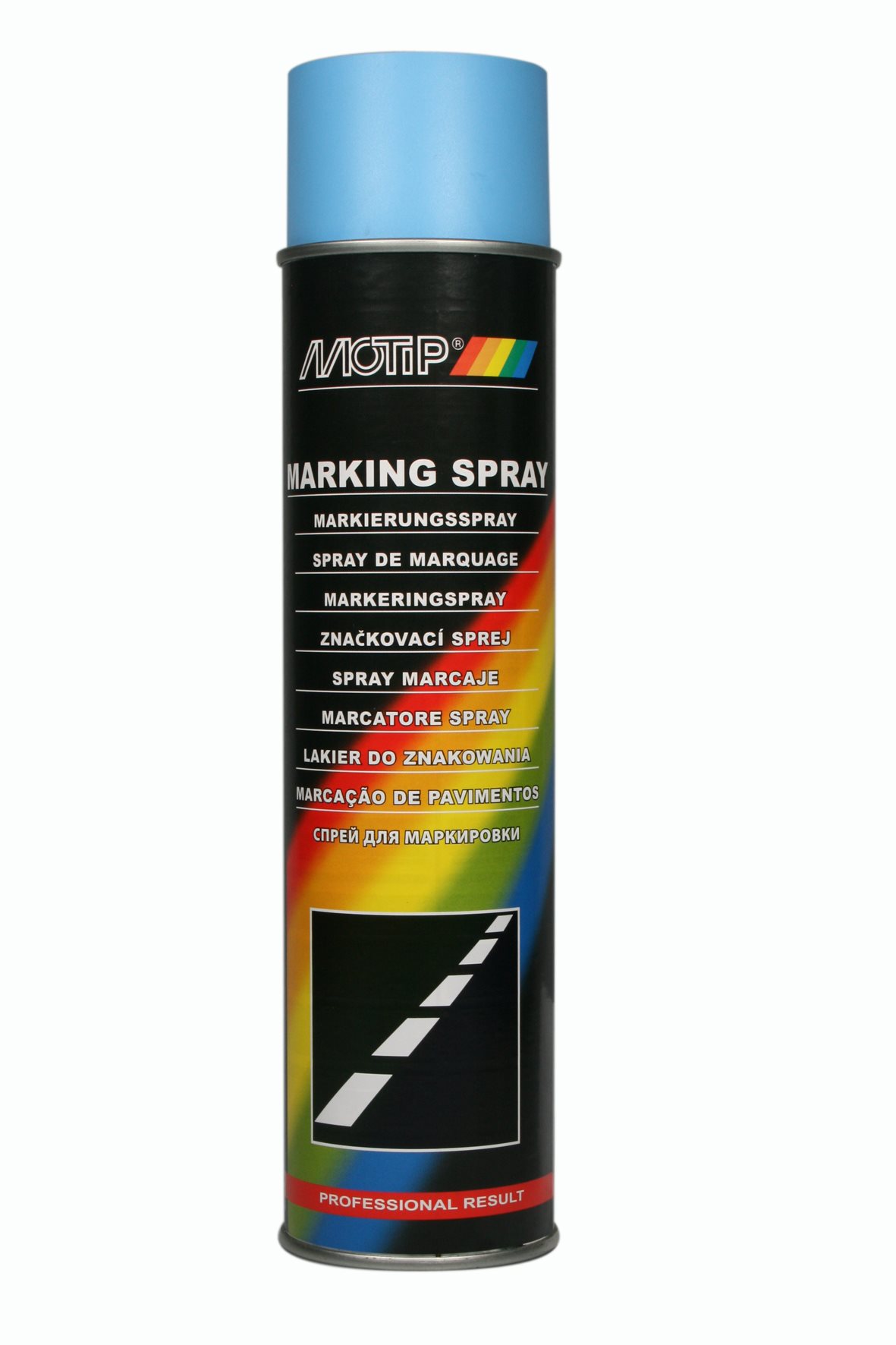 MOTIP MARKERINGSPRAYS HANDMATIG GEBRUIK BLAUW 600ML