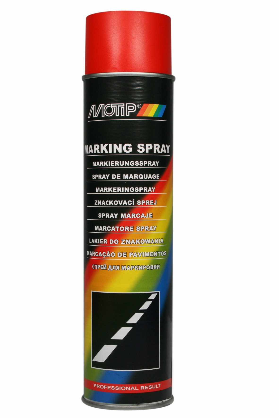 MOTIP MARKERINGSPRAYS HANDMATIG GEBRUIK ROOD 600ML