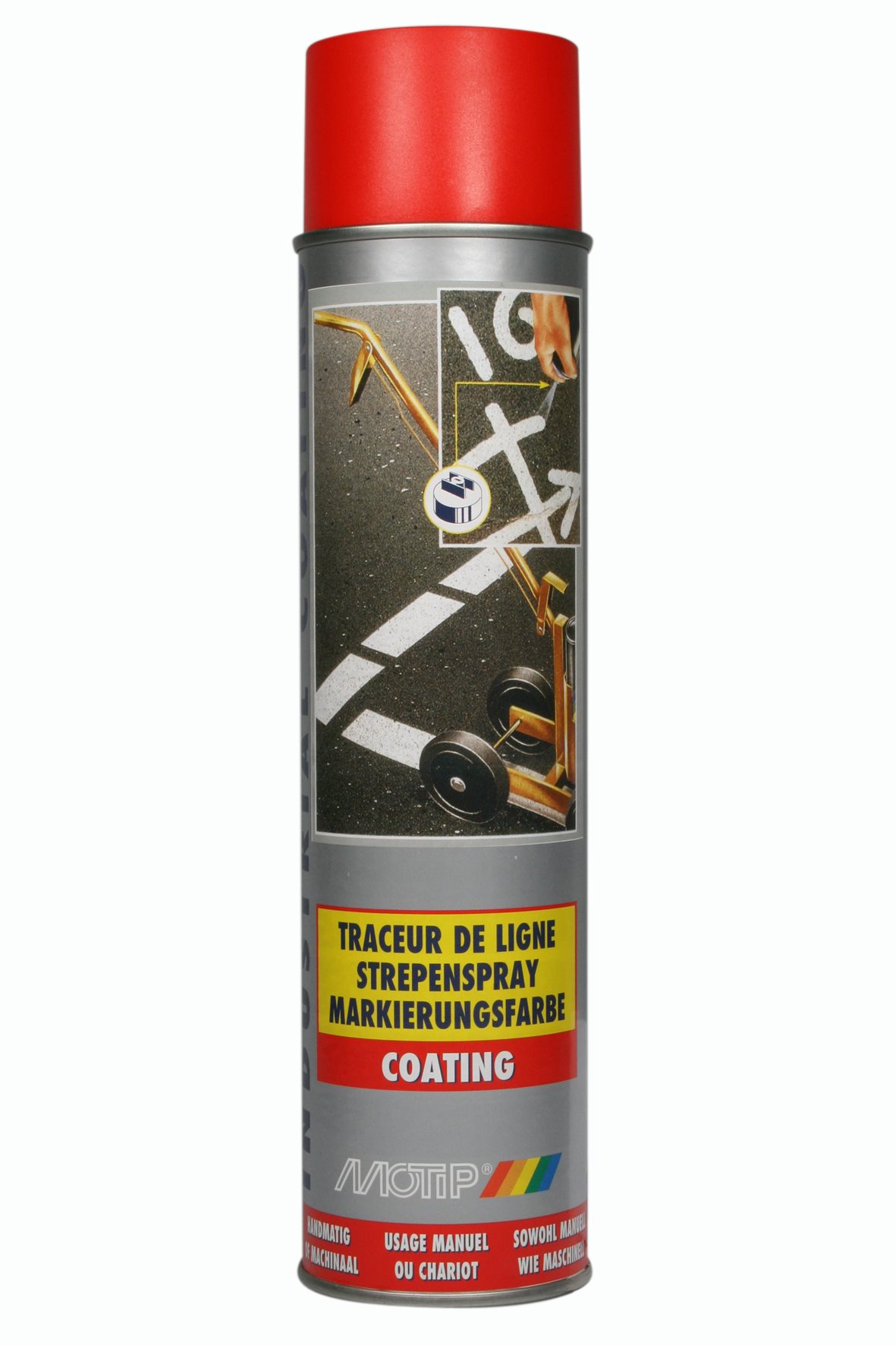 MOTIP MARKERINGSPRAYS ROOD 600ML