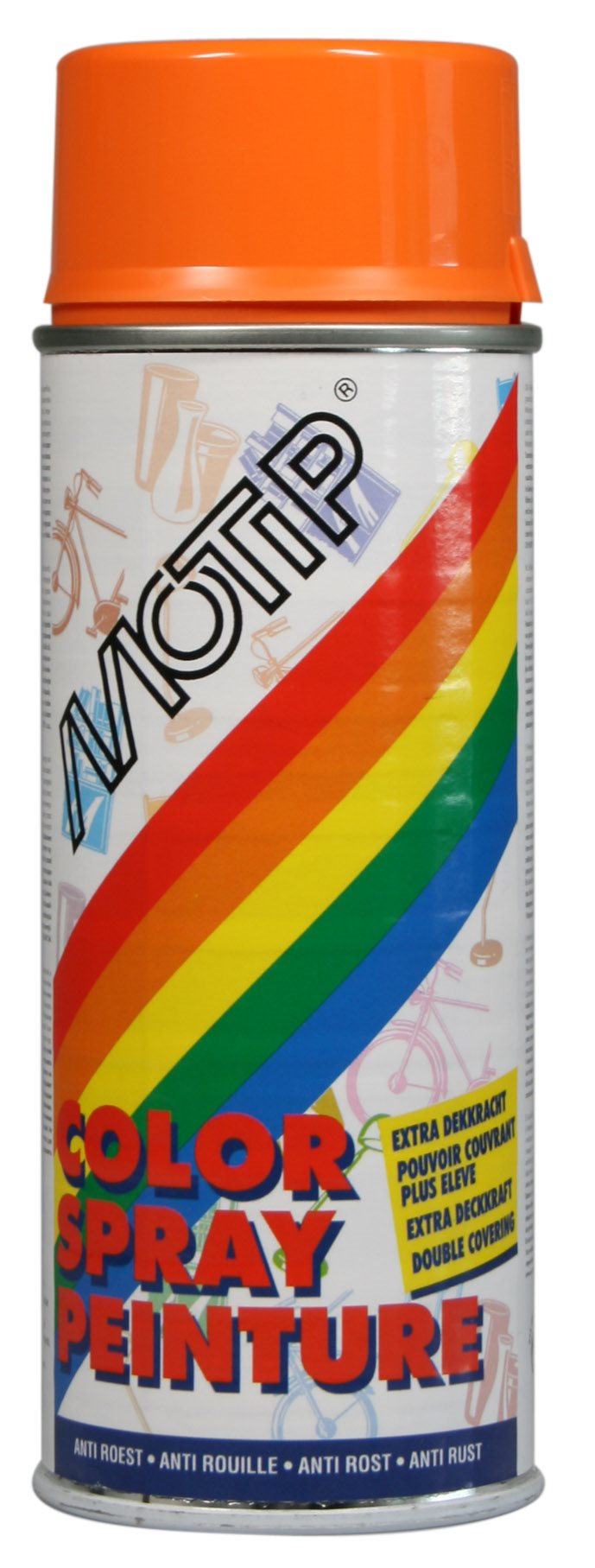 MOTIP COLOURSPRAY HOOGGLANS RAL 2003 PASTEL ORANJE
