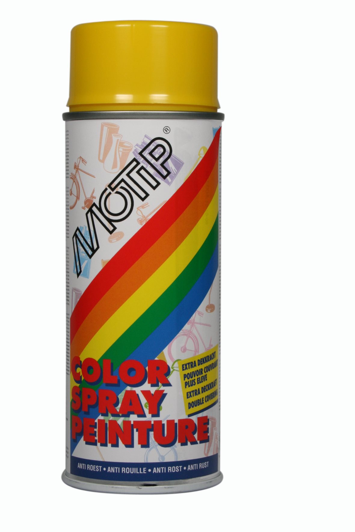MOTIP COLOURSPRAY HOOGGLANS RAL 1021 KOOLZAAD GEEL