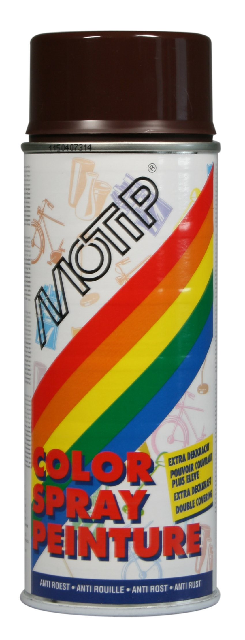 MOTIP COLOURSPRAY HOOGGLANS RAL 8017 CHOCOLADE BRUIN