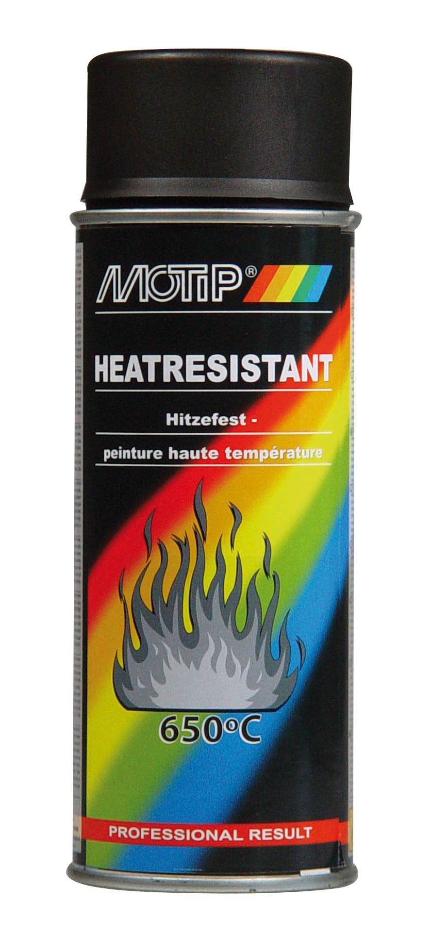 MOTIP HITTEBESTENDIGE LAK ZWART 800°C