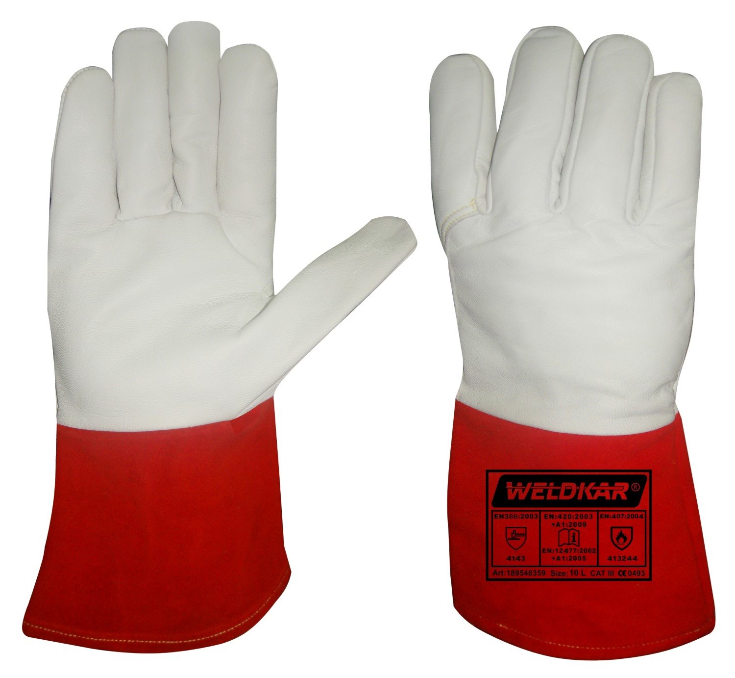 LASHANDSCHOEN MIG PRO-TOUCH GEVOERD MT10