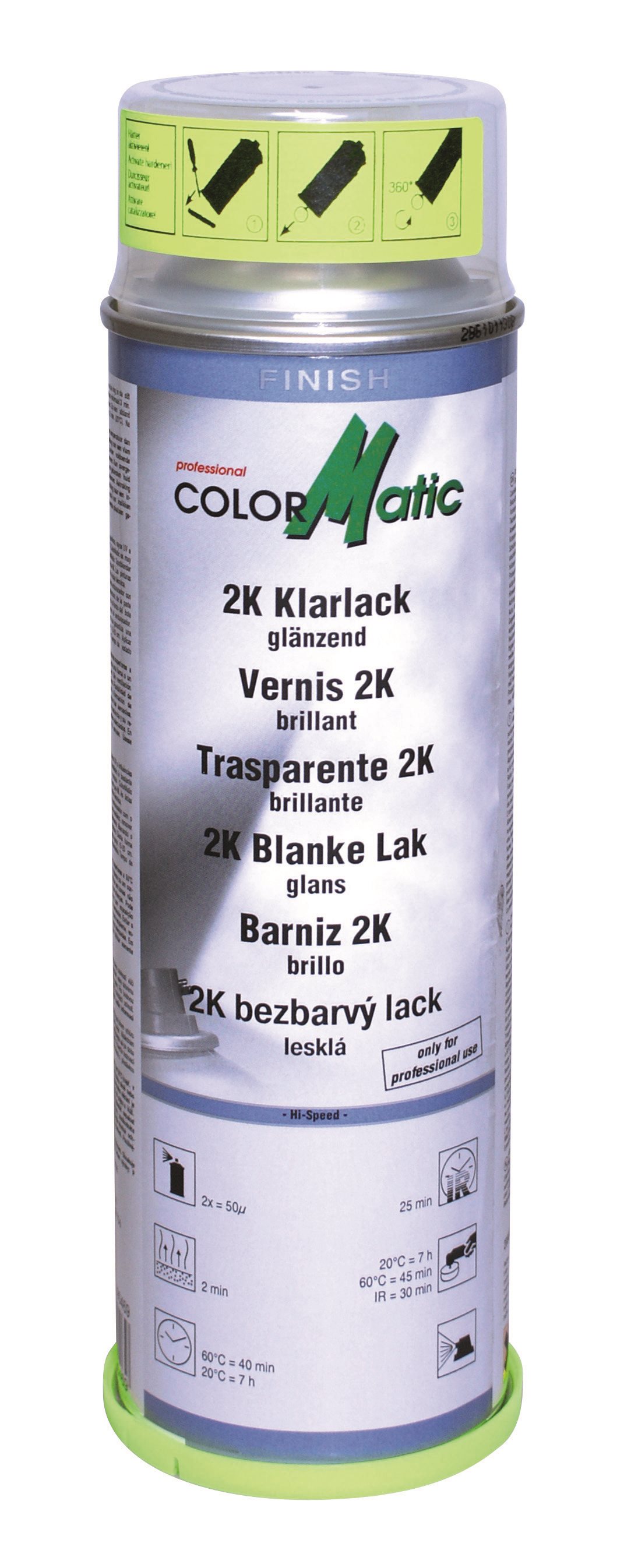 COLORMATIC 2K BLANKE LAK HOOGGLANS (HIGH SPEED)