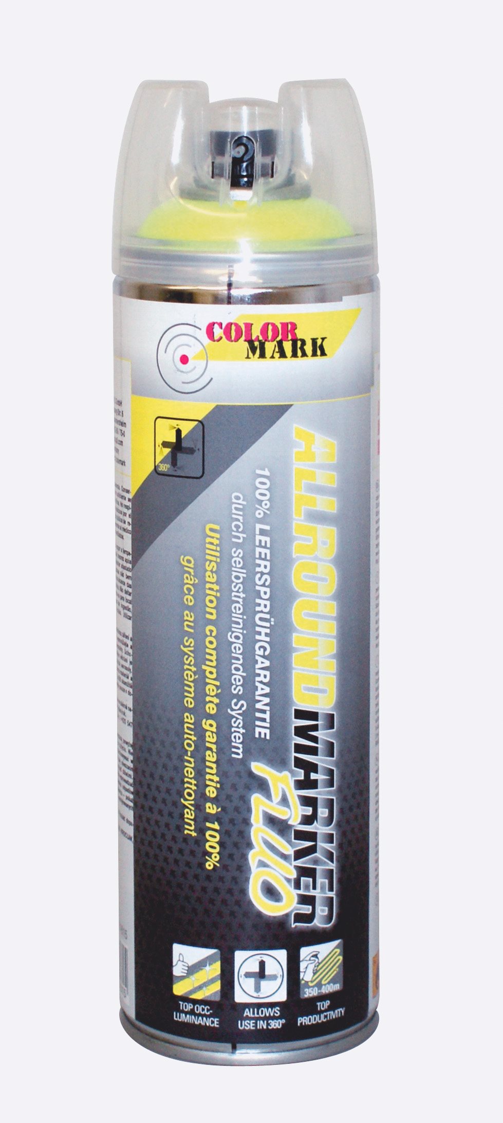 COLORMARK SPOTMARKER ALLROUND 360° FLUOR GEEL 500 ML