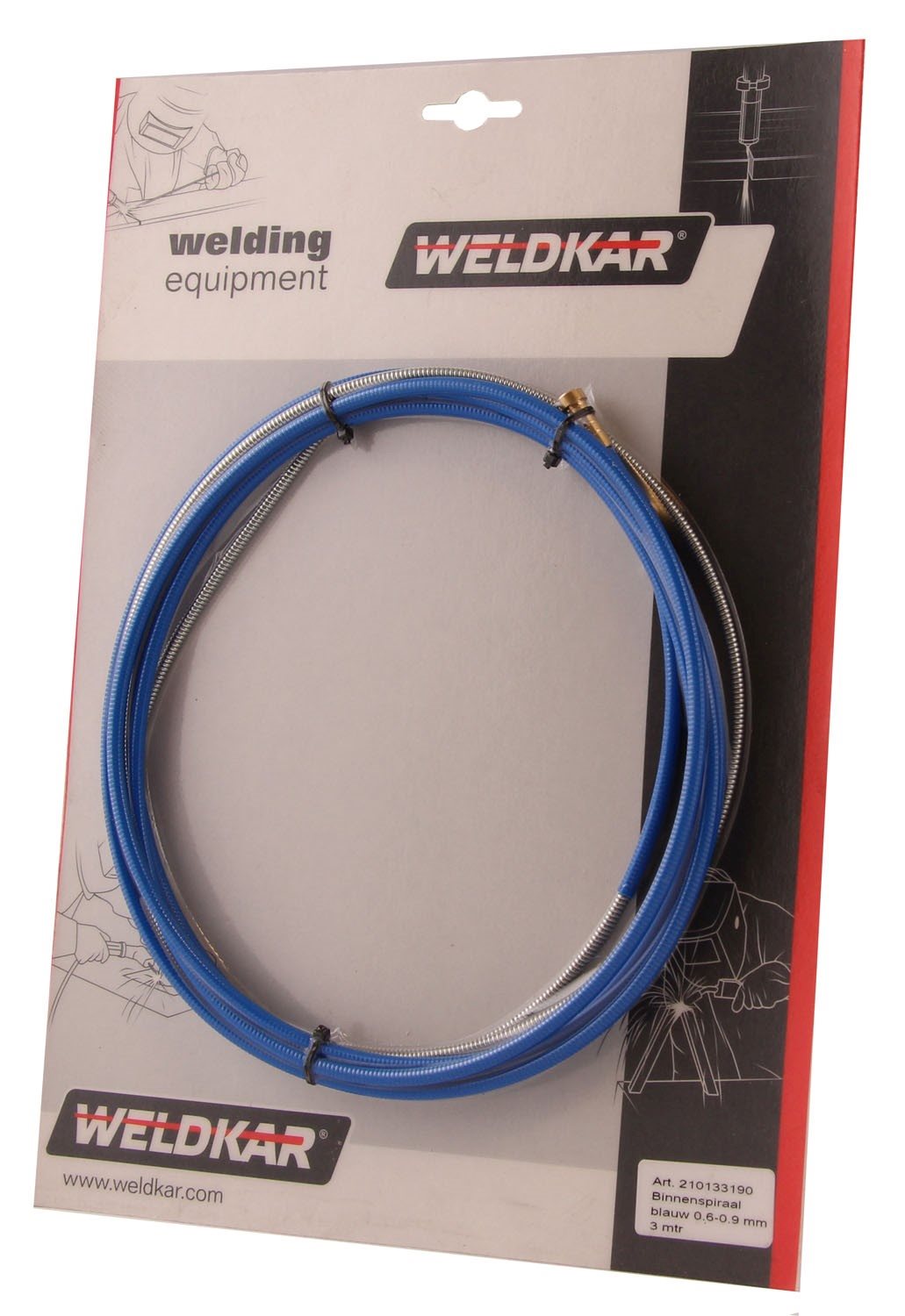 BLISTER BINNENSPIRAAL BLAUW 0,6MM-0,9MM, 3-METER
