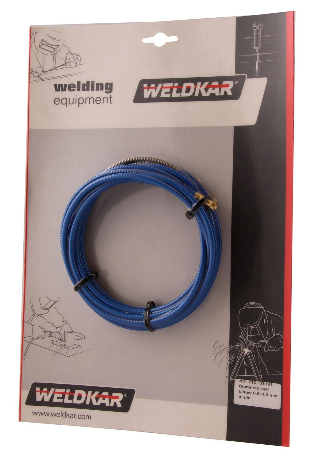 BLISTER BINNENSPIRAAL BLAUW 0,6MM-0,9MM, 4-METER