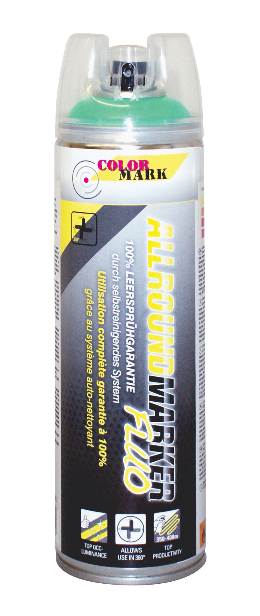 COLORMARK SPOTMARKER ALLROUND 360° FLUOR GROEN 500 ML