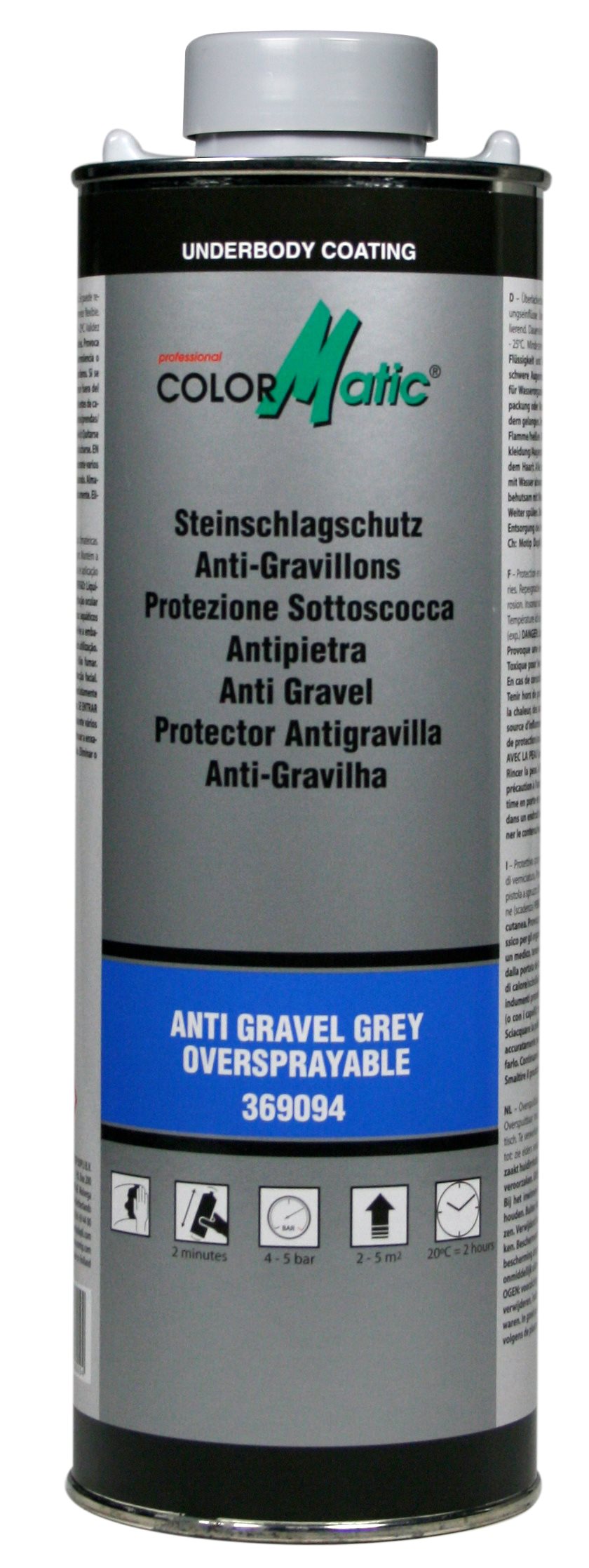COLORMATIC ANTI GRAVEL SPUITPISTOOL GRIJS