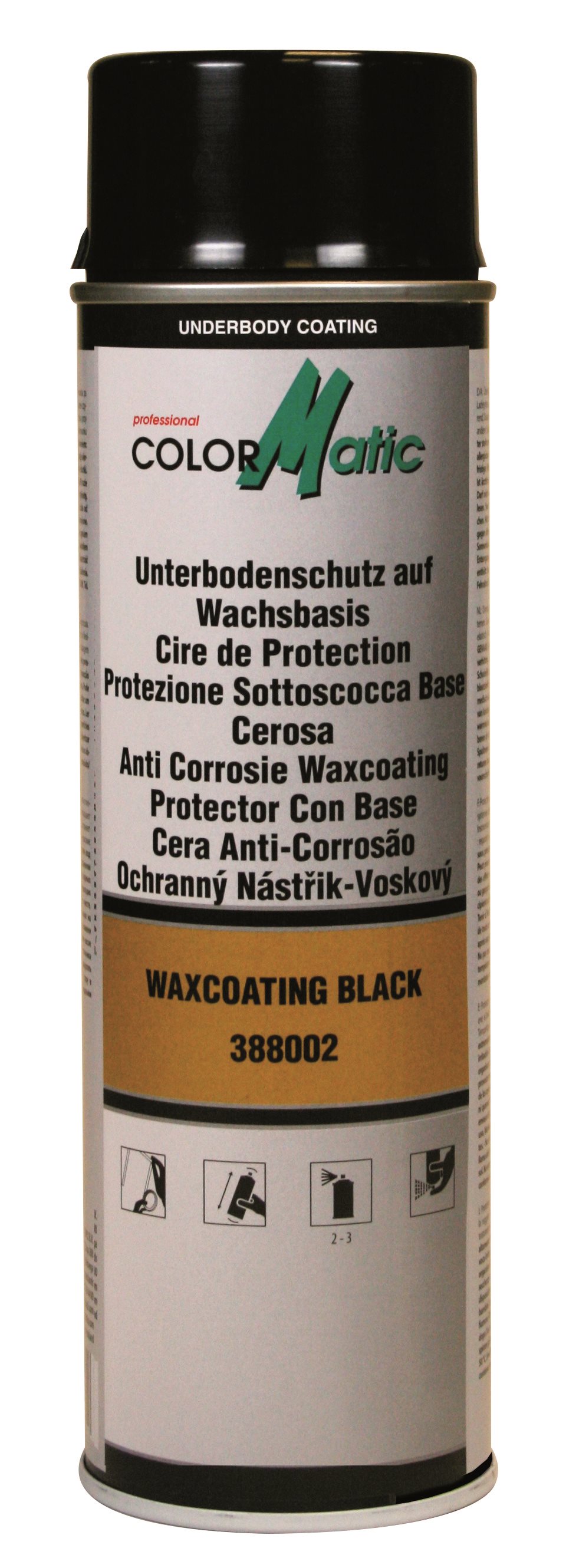 COLORMATIC ANTI CORROSIE WAXSPRAY ZWART